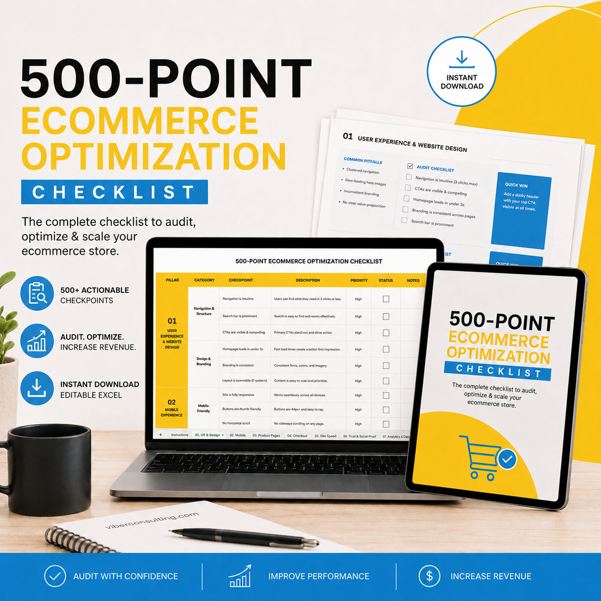 The Ultimate 500-Point Ecommerce Optimization Checklist